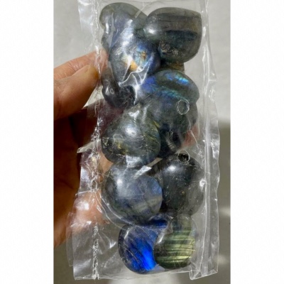 LABRADORITE COEUR sachet de 12 Pièces