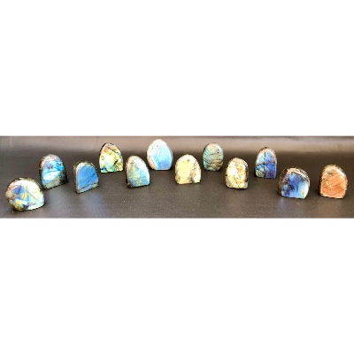 LABRADORITE Forme Libre Polie Lot de 12 pièces