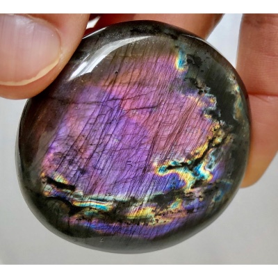 LABRADORITE GALET VIOLET 94 gr