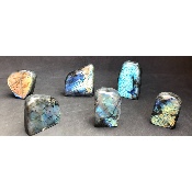 LABRADORITE FORME LIBRE Entièrement POLIE Lot de 1790g