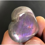 LABRADORITE VIOLETTE petit COEUR