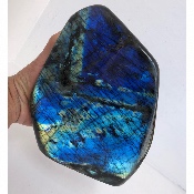 LABRADORITE BLEUE  FORME LIBRE ENTIÈREMENT POLIE 3000 gr