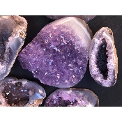 AMÉTHYSTE-AGATE GÉODE semi-travaillée Lot de 1500g