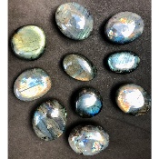 LABRADORITE GALET Lot de 10 pièces