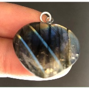 LABRADORITE coeur PENDENTIF 7,7 g