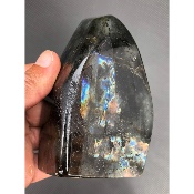 LABRADORITE MULTICOLORE  FORME LIBRE ENTIÈREMENT POLIE 760 gr