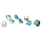 LABRADORITE Entièrement POLIE Lot de 8 Pièces