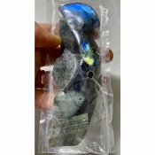LABRADORITE PENDENTIF  PERCÉ Sachet de 12 Pièces
