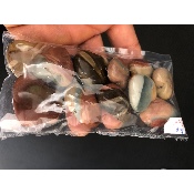 JASPE IMPRIMÉ COEUR PERCÉ Lot de 12 Pièces