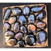 LABRADORITE Multicolore-violet GALET Carton de 19 pièces