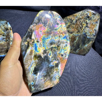 LABRADORITE Entièrement POLIE Lot de 4061 g