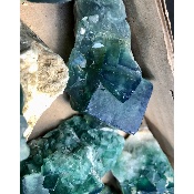Fluorite brute lot de 9 pièces