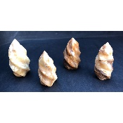 ARAGONITE FLAMME Lot de 4 pièces