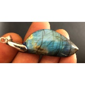 LABRADORITE Bleue-Jaune PENDENTIF 8,2 gr