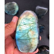 LABRADORITE FORME LIBRE POLIE Lot de 7 Pièces