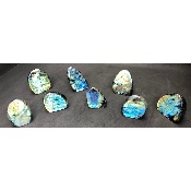 LABRADORITE Entièrement POLIE Lot de 8 Pièces