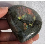 LABRADORITE VIOLETTE  COEUR 186 gr