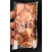 QUARTZ HÉMATOÏDE ORANGE COEUR PERCÉ Lot de 12 Pièces