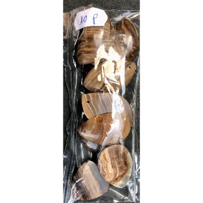 ARAGONITE PENDENTIF Lot de 10 pièces