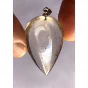 QUARTZ CRISTAL FUMÉ PENDENTIF