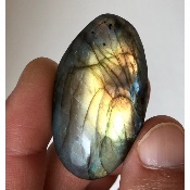 LABRADORITE GALET DORÉ 27 gr