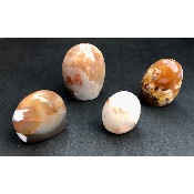 AGATE FLEUR FORME LIBRE Lot de 4 pièces