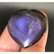 LABRADORITE VIOLETTE petit COEUR