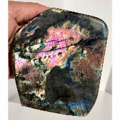 LABRADORITE AAA MULTICOLORE FORME LIBRE ENTIÈREMENT POLIE 1130 gr