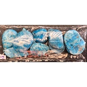 APATITE bleue PENDENTIF sachet de 10 pièces
