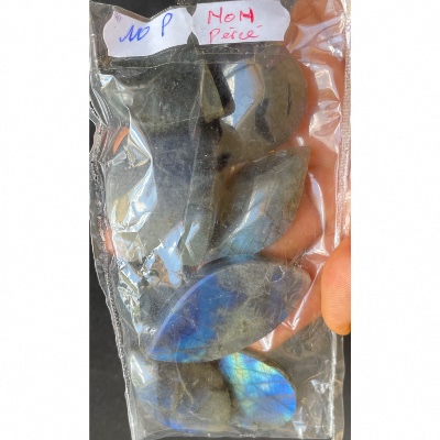 LABRADORITE CABOCHON BLEU Sachet de 10 Pièces