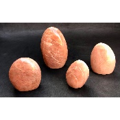 PIERRE DE LUNE ORANGE FORME LIBRE Lot de 4 pièces