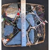 LABRADORITE MULTICOLORE Entièrement POLIE Lot de 4,15 Kg