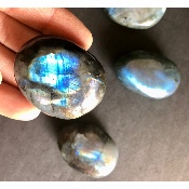 LABRADORITE Galet MAGNÉTIQUE  5 Pièces 