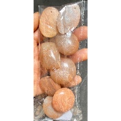 PIERRE DE LUNE ORANGE PENDENTIF sachet de 10 Pièces