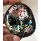 LABRADORITE GALET VIOLET-MULTICOLORE 140 gr