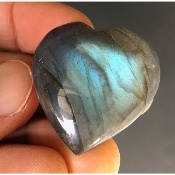 LABRADORITE BLEUE petit COEUR