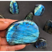 LABRADORITE Entièrement POLIE Lot de 10 Pièces