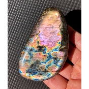 LABRADORITE GALET VIOLET 220g