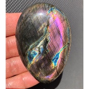 LABRADORITE GALET MULTICOLORE 123g