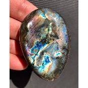 LABRADORITE GALET MULTICOLORE 123g