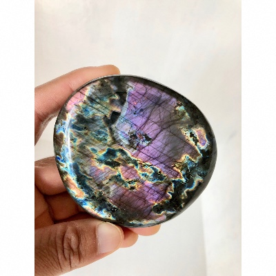 LABRADORITE GALET MULTICOLORE 260 gr