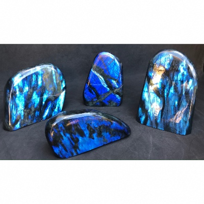LABRADORITE bleue FORME LIBRE Entièrement POLIE Lot de 5,88 Kg