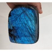 LABRADORITE BLEUE  FORME LIBRE ENTIÈREMENT POLIE 1640 gr