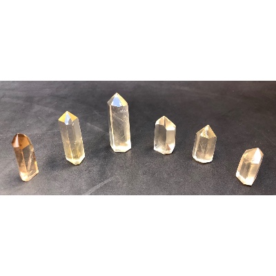 CITRINE PRISME sachet de 6 pièces