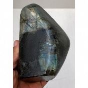 LABRADORITE aa BLEUE  FORME LIBRE ENTIÈREMENT POLIE 1040 gr