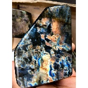 LABRADORITE MULTICOLORE  POLIE Lot de 5 pièces