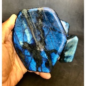 LABRADORITE bleue FORME LIBRE POLIE Lot de 2.38Kg