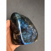 LABRADORITE AAA BLEUE  FORME LIBRE ENTIÈREMENT POLIE 1220 gr