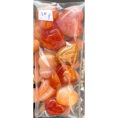 CORNALINE COEUR sachet de 10 pièces