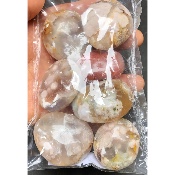 AGATE FLEUR GALET sachet de 7 pièces